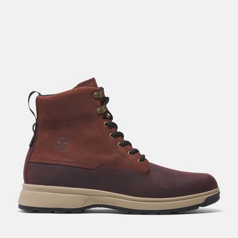 Burgundy clearance timberlands mens