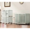 QuestaPack 41'' 2-Tier Cat Cage Cat Crate with Door Locks and Bottom - 2 of 4