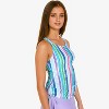Calypsa Women's Maya Tankini Swim Top With Built-in Bra - 2 of 4