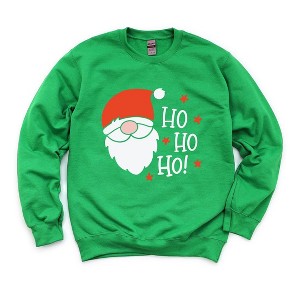 Simply Sage Market Women's Graphic Sweatshirt Ho Ho Ho Santa - 1 of 4