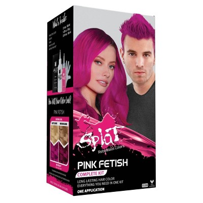 Splat Complete Kit Semi Permanent Hair Color - Pink Fetish - 7.15 oz