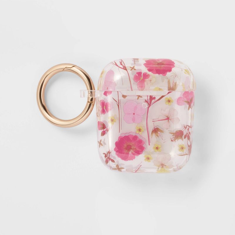 Apple Airpods (1/2 Generation) Case with Clip - heyday&#8482; Multi Floral, 1 of 5