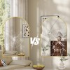 Modern Bathroom Wall Mounted Vanity Mirror with Arch Metal Framefor Bedroom and Living Room - 4 of 4