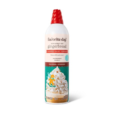 Gingerbread Whipped Dairy Topping - 13oz - Favorite Day™