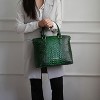 MKF Collection Liora Women's Croc Embossed Tote & Wallet Set Functional by Mia K - 3 of 4
