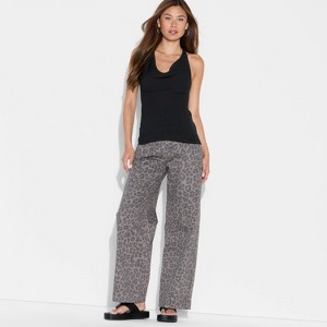 Women's Sleeveless Tie-Collar Pullover Sweater - Wild Fable™ - 1 of 3