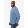 KingSize Soft Waffle Henley - 4 of 4