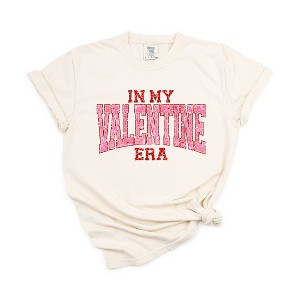 Simply Sage Market Women's In My Valentine Era Short Sleeve Garment Dyed Tee - 1 of 2