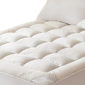 Itopfox King Size Mattress Topper, Rayon from Bamboo, 900 GSM Breathable, Thick Pillow Top Pad with Deep Pocket for Ultimate Comfort - 1 of 4