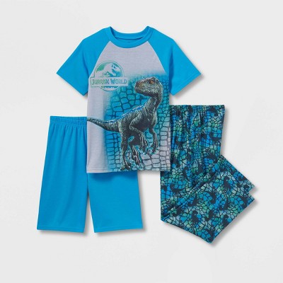 Boys' Jurassic World 3pc Pajama Set - Blue