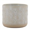 Porcelain Geometric Patterned Planter (Set of 2) - 3 of 4