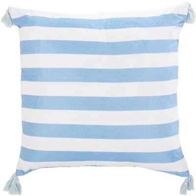 Ruse Pillow - Blue/White - 20" x 20" - Safavieh