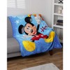 Mickey Mouse Blanket Fun Starts Here Silk Touch Throw Blanket 46" x 60" Multicolored - 2 of 4
