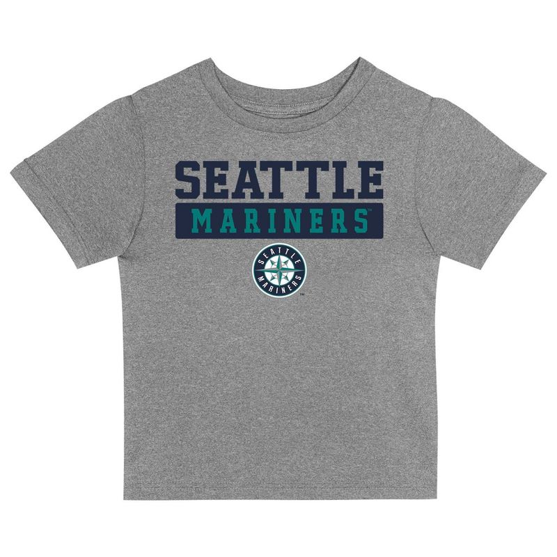 MLB Seattle Mariners Toddler Boys&#39; 2pk T-Shirt, 2 of 4