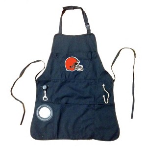 Grill Apron, Black, Cleveland Browns - 1 of 4