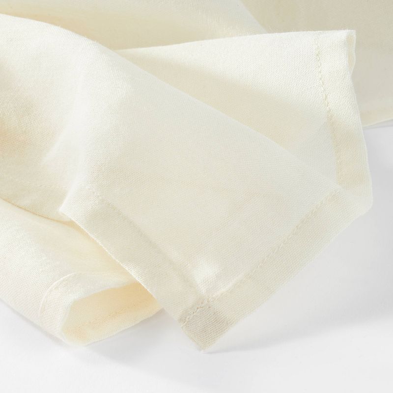 36&#34;x36&#34; Cotton Cheesecloth (washed) Off-White 9 sq ft - Figmint&#8482;, 4 of 9