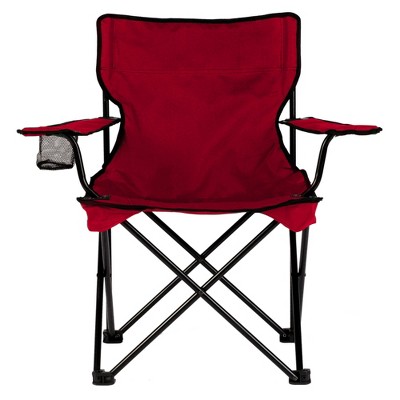 TravelChair 589 C Series Rider Foldable Lightweight Portable Outdoor Camping Chair with Carry Bag, Red