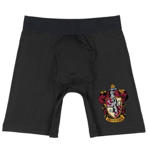 Harry Potter Men's Hogwarts House Crest Underwear Boxer Briefs - 1 of 4