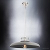Urban Ambiance Luxury Transitional Pendant,  8''H x 20''W,  Polished Nickel and Gray Finish, ULB2193 - 3 of 4