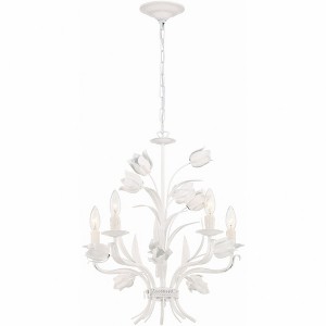 Crystorama Lighting Southport 5 - Light Chandelier in  Wet White - 1 of 4