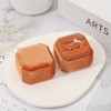 Unique Bargains Velvet Octagon Wedding Proposal Engagement 2 Slot Jewelry Storage Ring Box - 4 of 4