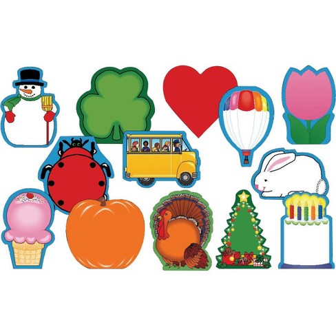 Creative Shapes Etc Mini Seasonal Notepads, 3-1/2 x 3 Inches, set of 13, Styles Will Vary - image 1 of 1