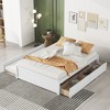 NicBex Full Size Platform Bed with Twin Trundle and 2 Drawers for Adults/Boys/Girls - 2 of 4