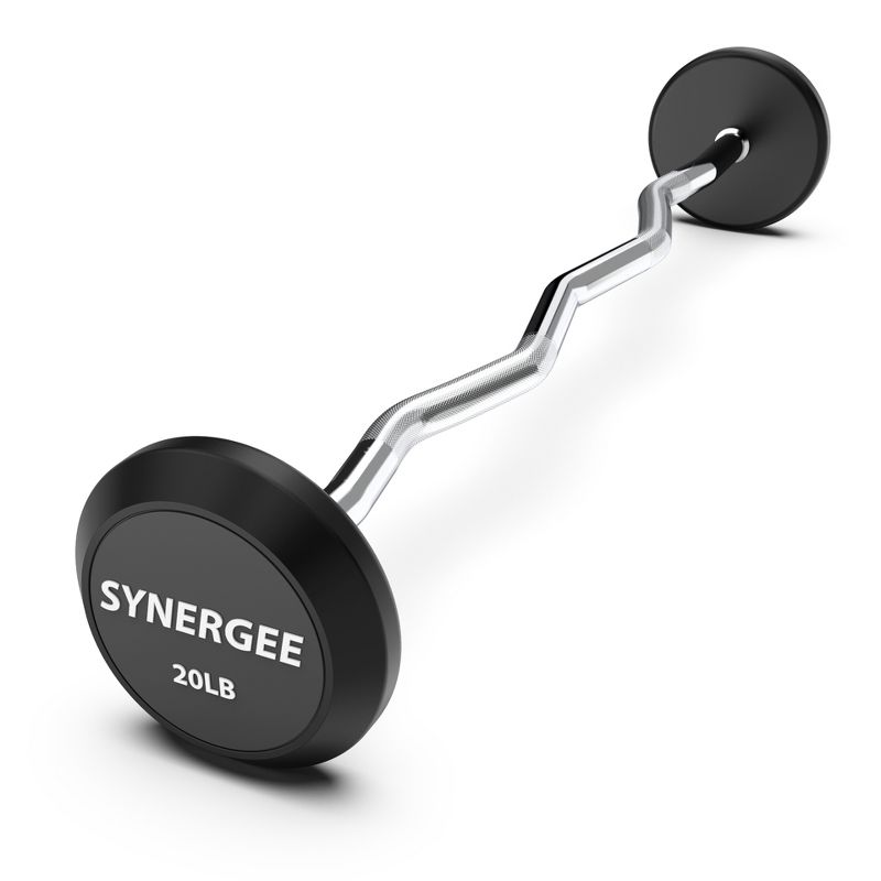 Synergee Fixed Easy Curl Barbell, 1 of 8