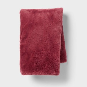 Plush Body Pillow Cover Dark Mauve - Room Essentials ™ - 1 of 3
