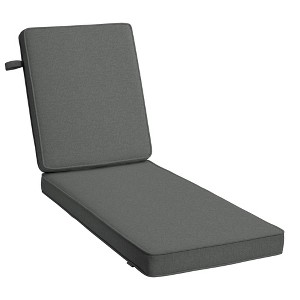 ARDEN Foam Outdoor Double Welted Chaise Lounge Cushion, 21 x 72, made with ProFoam, Rain-proof, Fade Resistant - 1 of 4