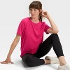 Women's Beyond Ease Crewneck Legging Friendly Short Sleeve T-Shirt - All In Motion™ - 3 of 3