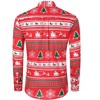 Men's Hawaiian Floral Shirts Summer Party Casual Basic Button Shirt Tropical Christmas Holiday Beach Shirts - 4 of 4