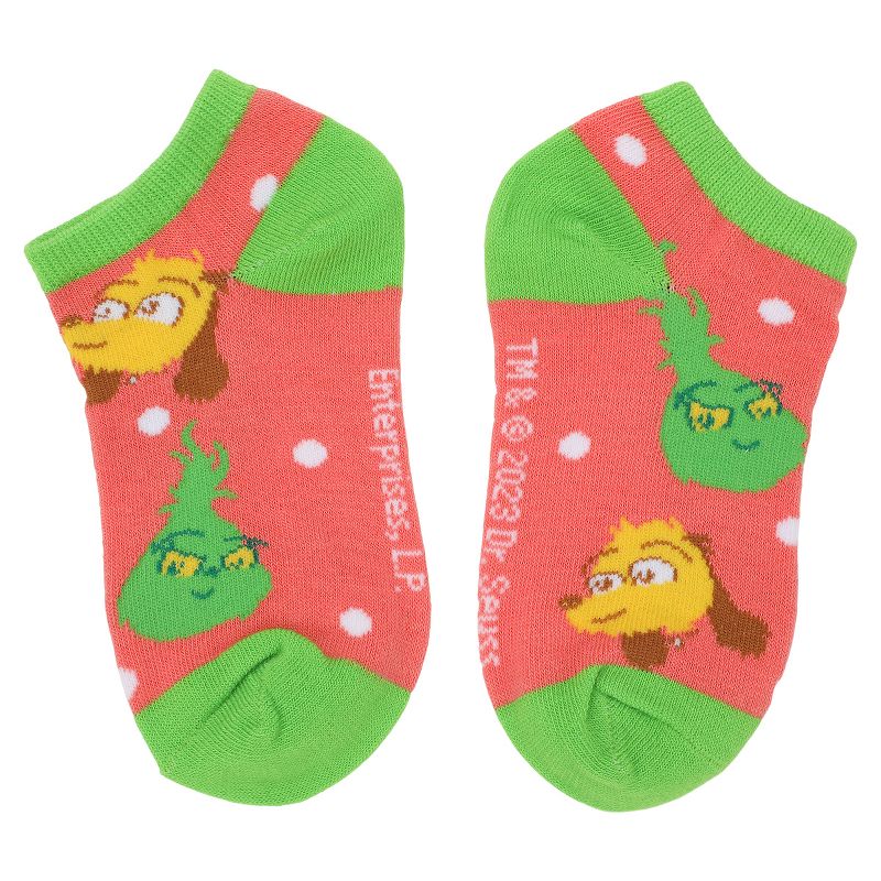 Youth Grinch Ankle Socks 6-Pack, 5 of 7