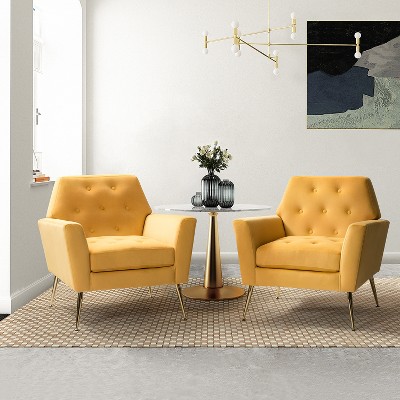 Mustard living best sale room chair