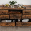 8 Dresser TV Stand with Power Outlet & LED Light, 47'' Wide TV Stand with 8 Deep Drawers for Bedroom, Chest of Drawers - 3 of 4