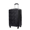 Whisen Hardshell Lightweight Suitcase with Spinner Wheels, ABS Luggage Sets, 8-Piece Set - Black - 4 of 4