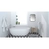 Metal Framed Pivoting Wall Mirror Black - Storied Home - 2 of 4