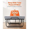 VEVOR Rollaway Bed, 31 in x 75 in Folding Bed with 4 in Mattress, Twin Size Foldable Bed with Sturdy Metal Frame & Memory Foam Mattress - 4 of 4
