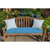 Casual Cushion Sunbrella Fabric 1-Piece Indoor/Outdoor Bench Cushion, 48"W x 18"L - 2 of 4