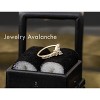 Jewelry Avalanche 14K Gold Butterfly Diamond Nose Hoop Ring, 20G 8mm Twist-open Nose Ring - 4 of 4
