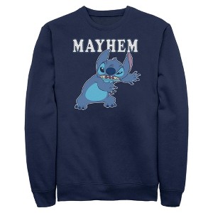 Mens Lilo & Stitch Mayhem Sweatshirt - 1 of 4