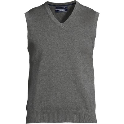 Lands' End Men's Fine Gauge Supima Cotton Sweater Vest Target