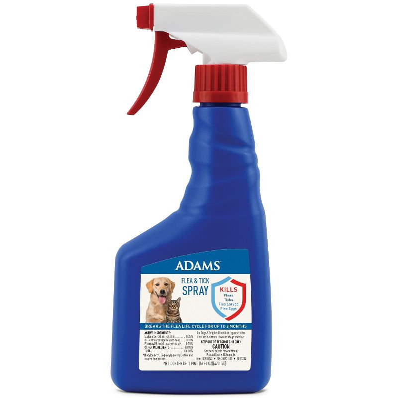 Veterinary Products Laboratories - Adams Plus Flea and Tick Spray 16 oz, 1 of 2
