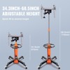 VEVOR 1322 lbs Hydraulic Telescoping Transmission Jack, 32"-67" High Lift Floor Jack Stand, Hydraulic Transmission Jack Garage Lift Hoist - 4 of 4