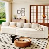 115.7" Chenille Curved Modular Sectional Sofa with High-Resilience Sponge, 5 Pillows, No Assembly Required - 2 of 4