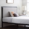 Mara Metal Platform Bed Frame with Upholstered Headboard - Brookside Home - image 4 of 4