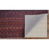 Voss Transitional Diamond Red/Gray Area Rug - 4 of 4
