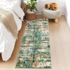 Modern Abstract Non Slip Area Rug Stain Resistant Contemporary Soft Rugs Ultra Low Pile Indoor Mat for Living Room Bedroom Kitchen - 3 of 4