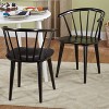 Set of 2 Florence Contemporary Windsor Dining Chairs - Buylateral - image 3 of 3