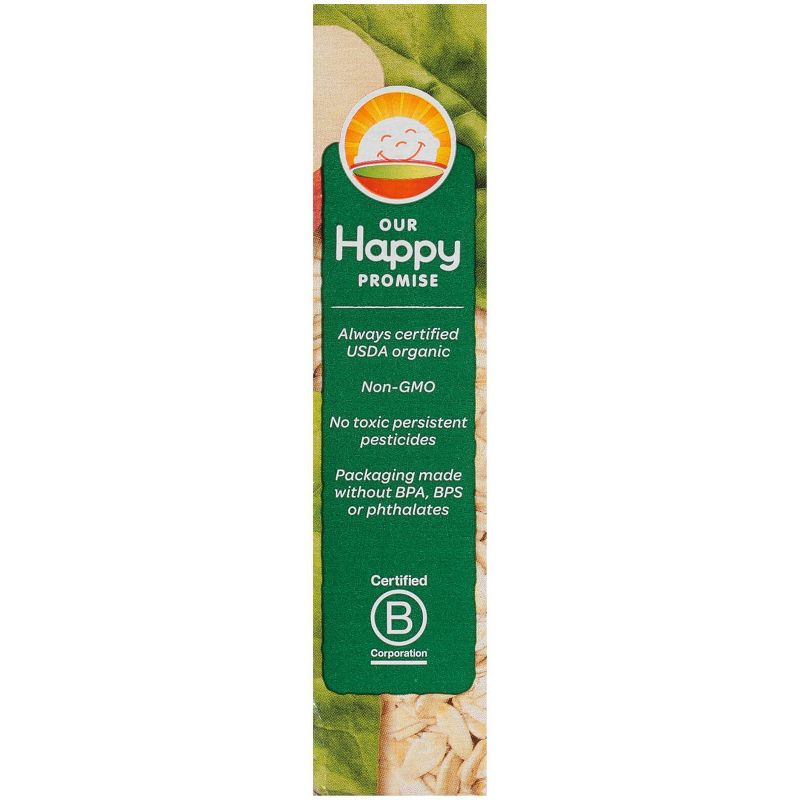 HappyTot Fiber &#38; Protein Organic Apples and Spinach Soft-Baked Oat Bar - 5ct/0.88oz Each, 5 of 11
